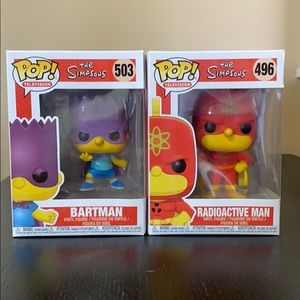 Bartman & Radioactive Man Funko Pop